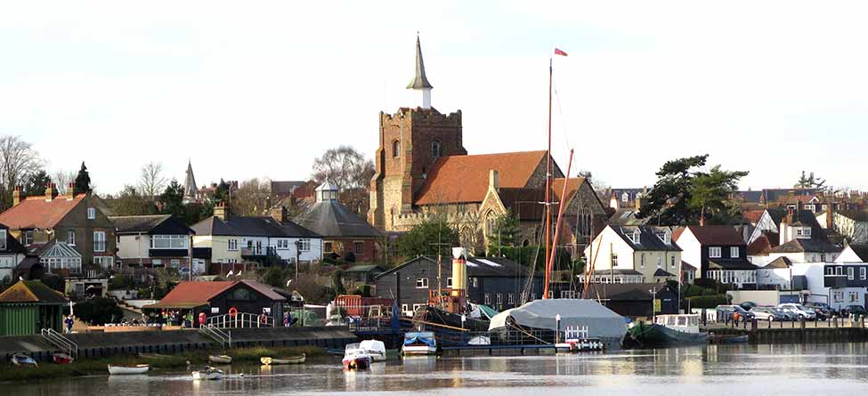 view of st marys from the river